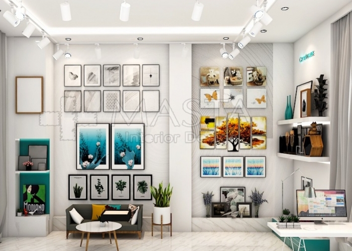 THIẾT KẾ PHÒNG TRANH - CHỊ LIÊN - TP. HỒ CHÍ MINH